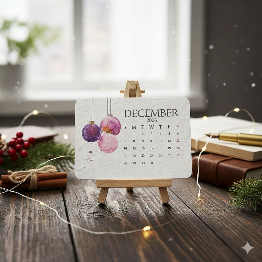 PaperSeeds: Miljøvenlig Kærlighed 2026 Papir Frø Kalender