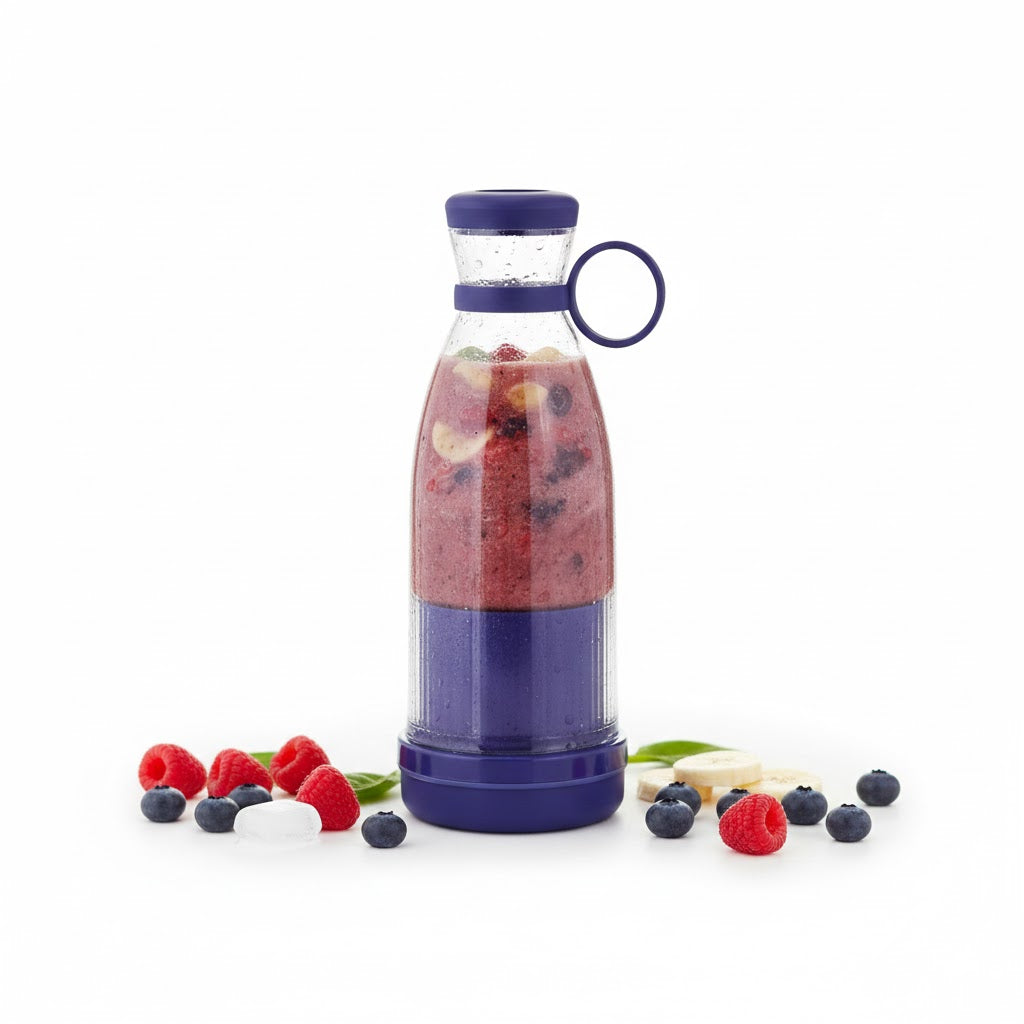 Globetrek° PortableBlender: Genopladelig Mini Elektrisk Smoothie Og Juice Maskine Bærbar Blender
