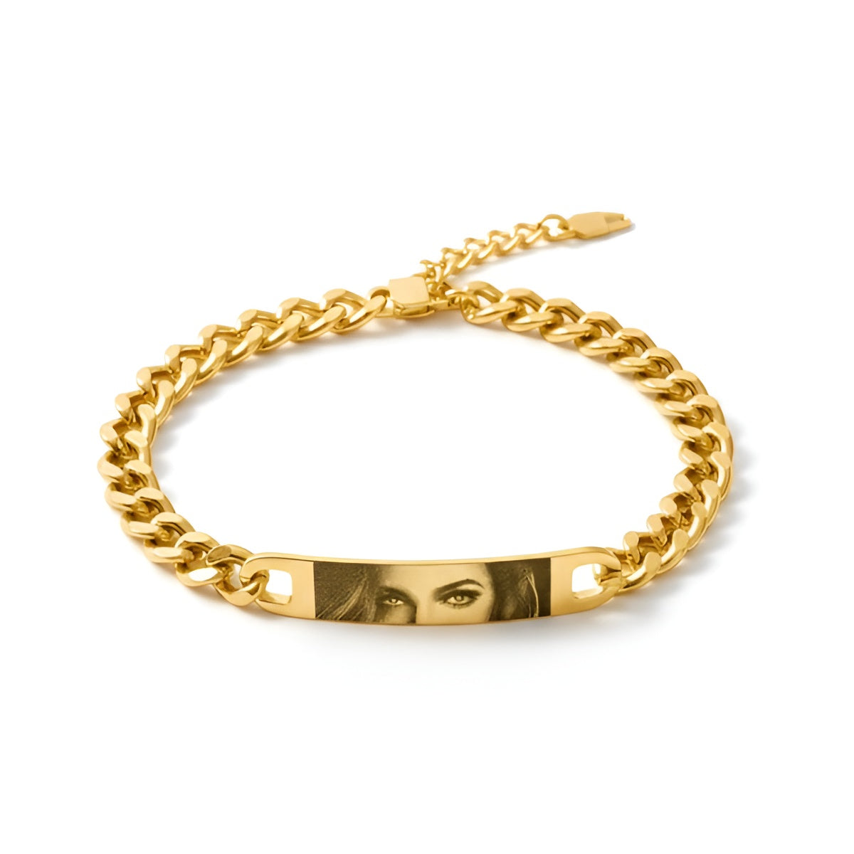 Jewelance™ PersonalizedBracelet: Moderne Elegant Personligt Øjne Print Armbånd