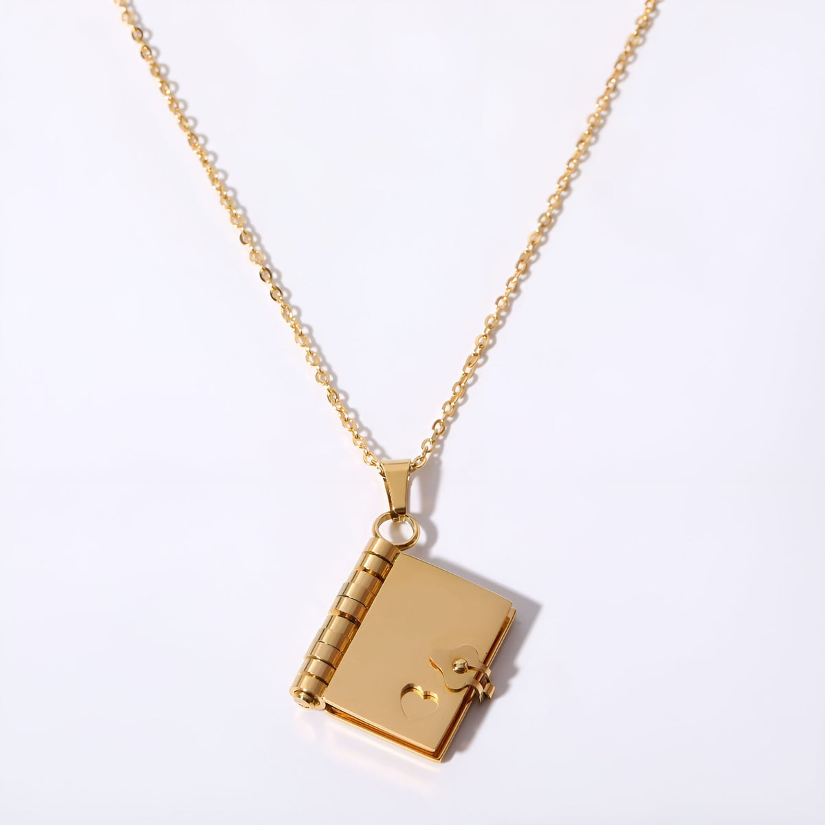 Jewelance™ BookPendant: Elegant Personlig Bog Pendant Mode Halskæde