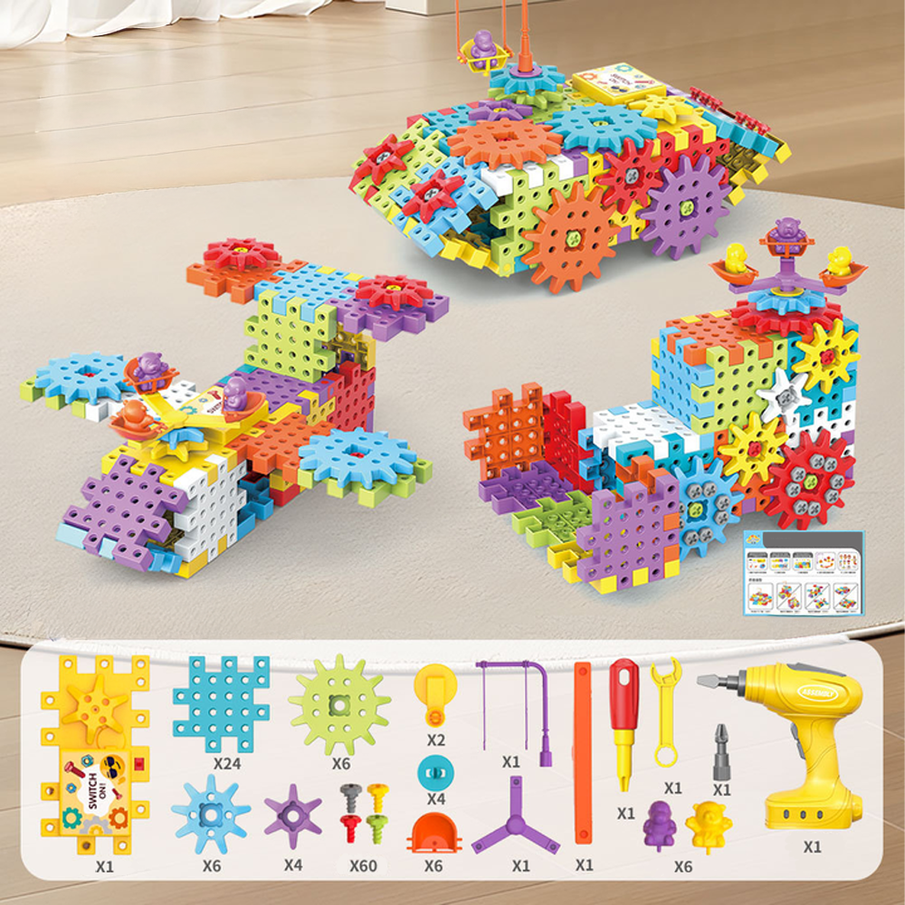 Kletshuts™ GearPuzzle: Fantastisk Interaktivt 3D Udstyr Puslespil Spil Sæt