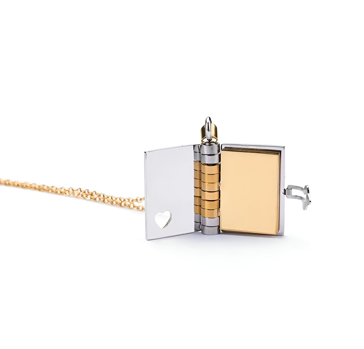 Jewelance™ BookPendant: Elegant Personlig Bog Pendant Mode Halskæde