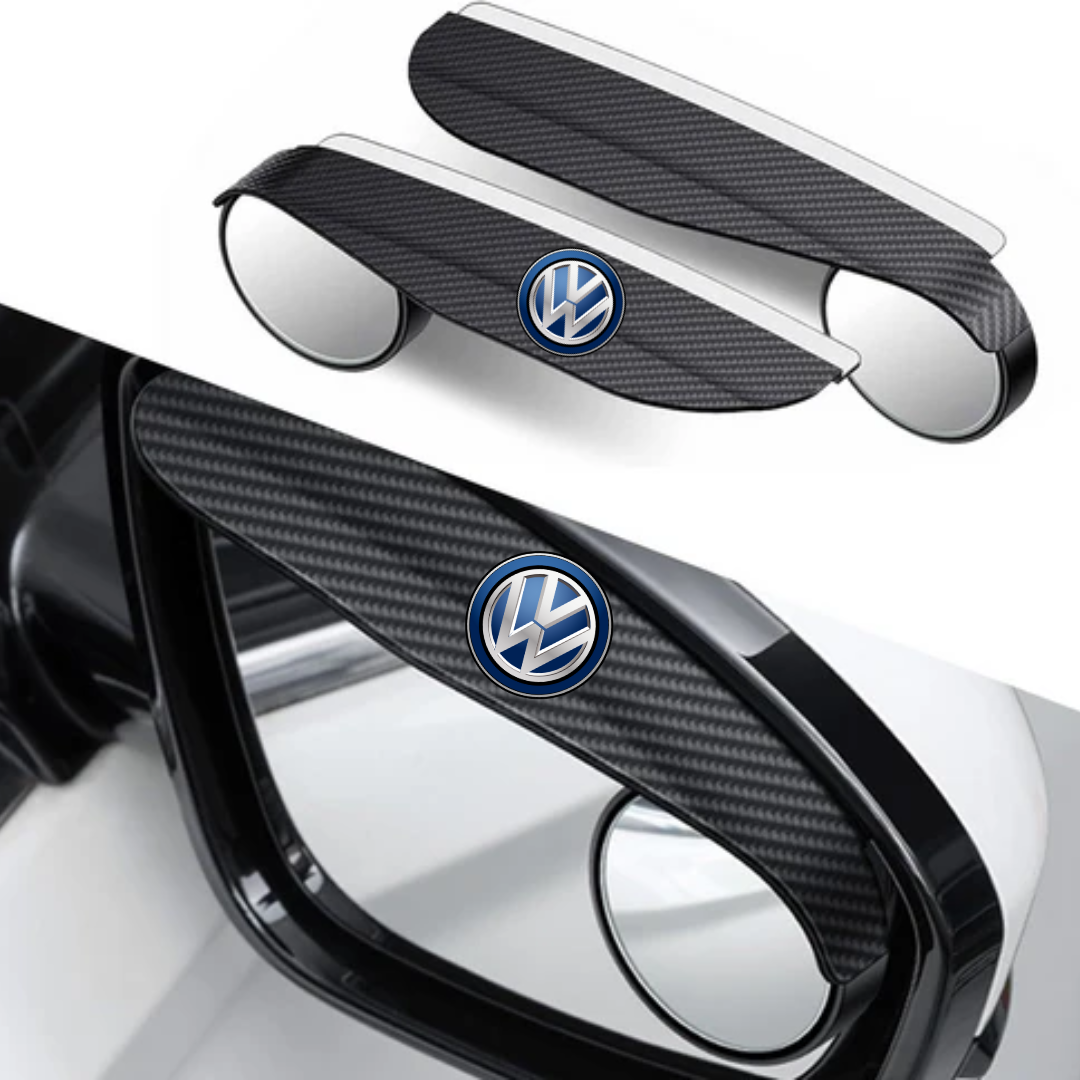 MirrorVisors 1+1 GRATIS: Bilsidespejl Regn Øjenbryn Blind Spot Spejl Visorer