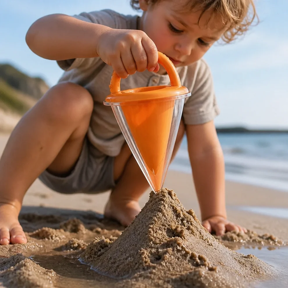 Kletshuts™ SandToy: Interaktiv Sand- Og Vandtragt Strandlegetøj Sæt