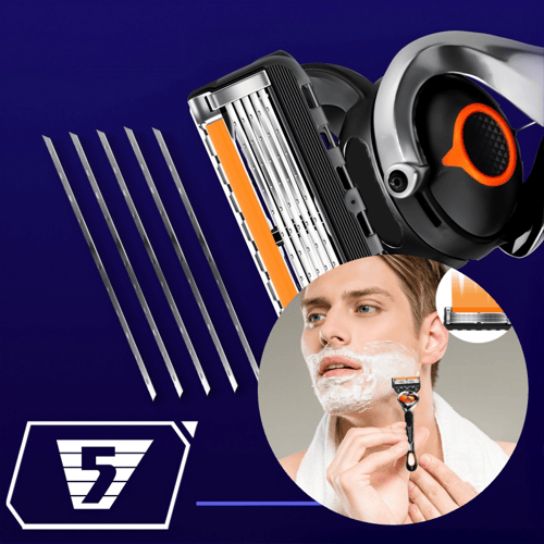 PrecisionRazor - Multi Blade Hurtig Udløser Høj Præcisions Barbering Skraber