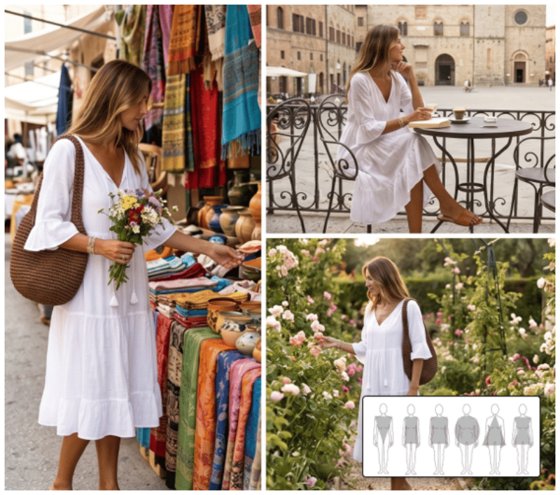 Icone™ FashionDress: Sommer Casual Løs Fit Modekjole til Kvinder