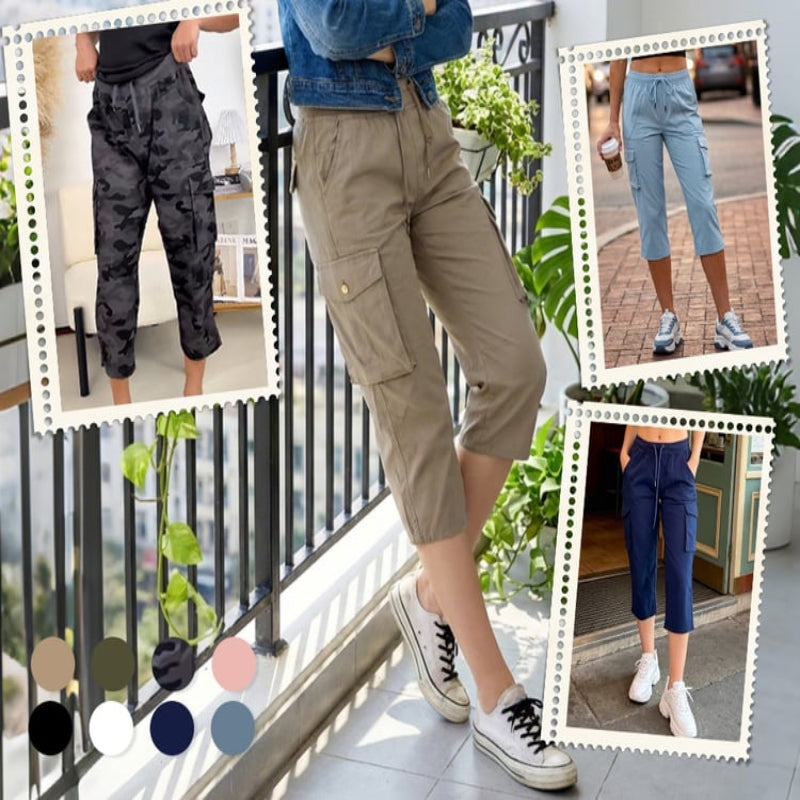 Icone™ ModernPants: Casual Komfortable Løse Pasform Stil Moderne Korte Bukser Til Kvinder