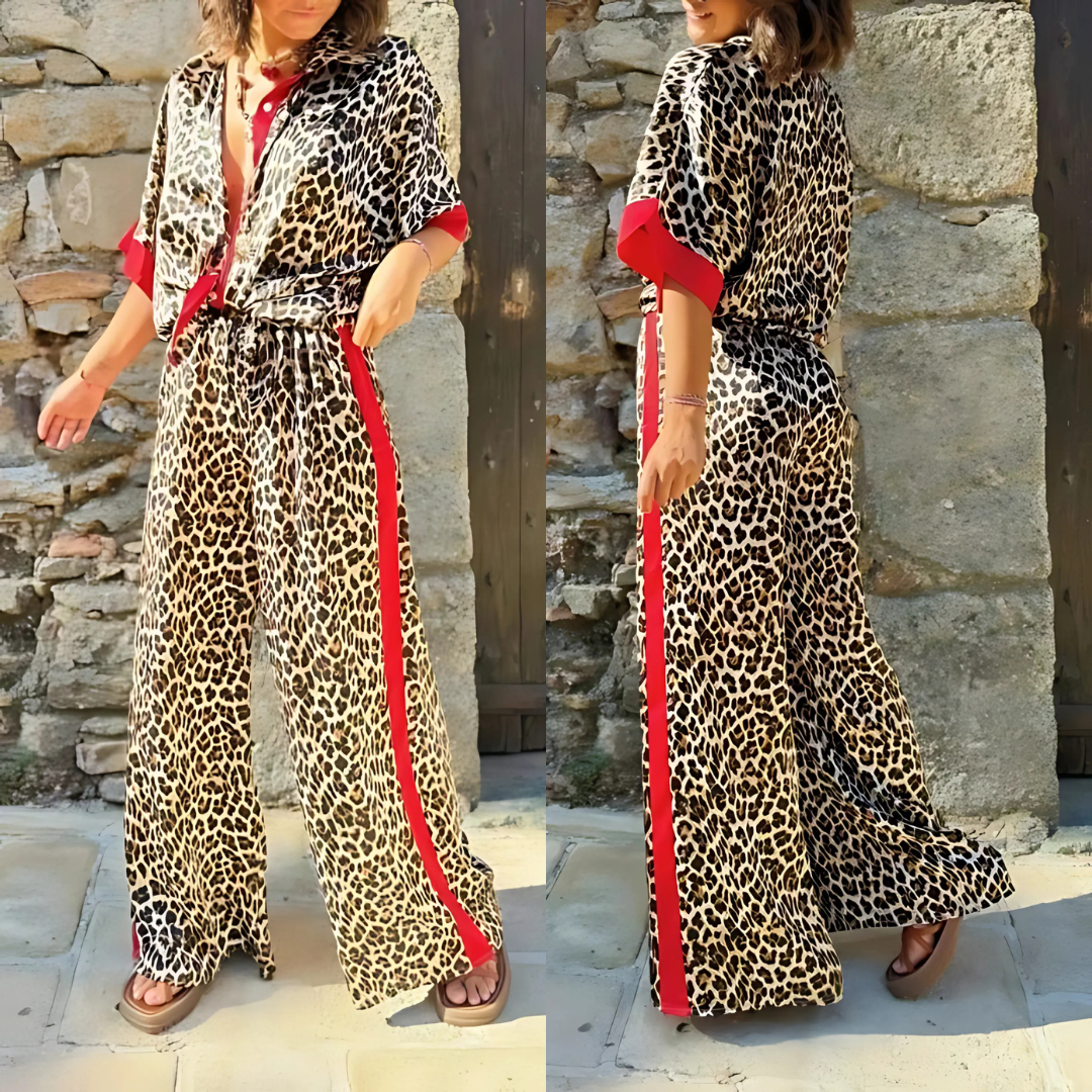 Icone™ LeopardOutfit: Komfort Hele Dagen Med 2-Delt LeopardOutfit Sæt