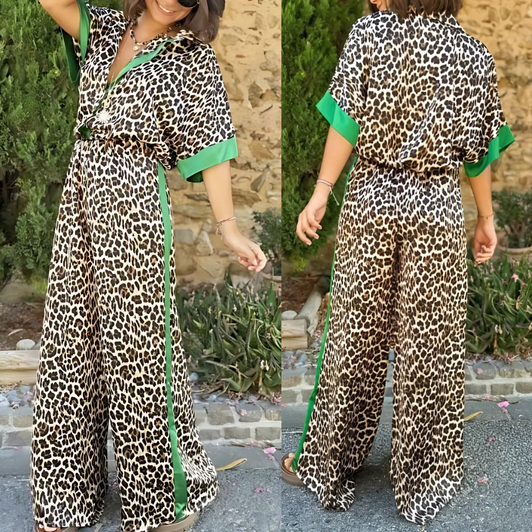 Icone™ LeopardOutfit: Komfort Hele Dagen Med 2-Delt LeopardOutfit Sæt