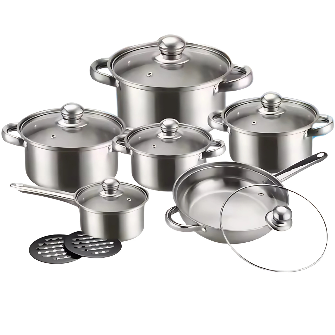 Globetrek° CookingSet: 12 Dele Køkkengrejssæt I Rustfrit Stål