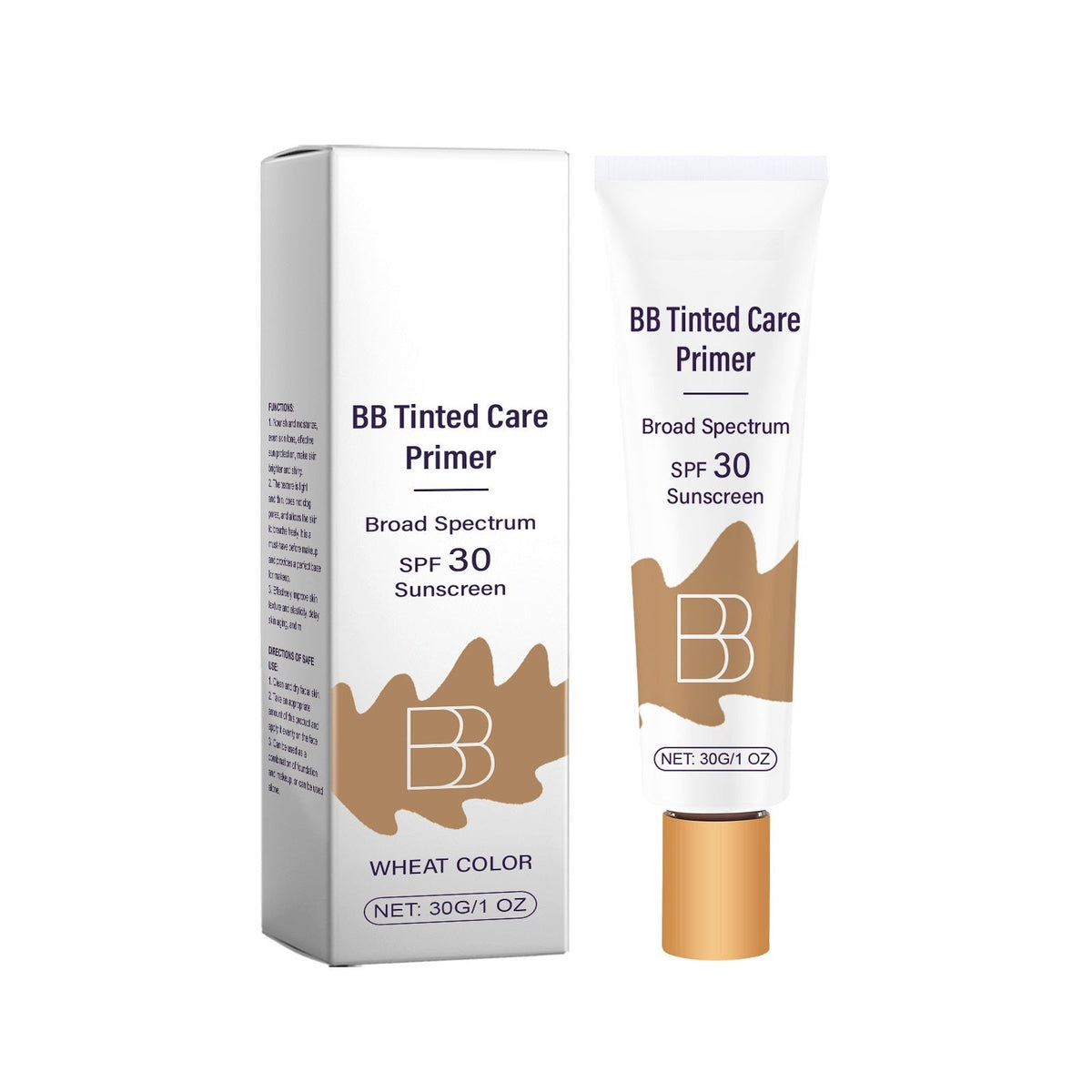 MoisturizerPrimer 1+1 GRATIS - Alt I Én BB-Farvet Fugtighedscreme, Primer Og Solcreme