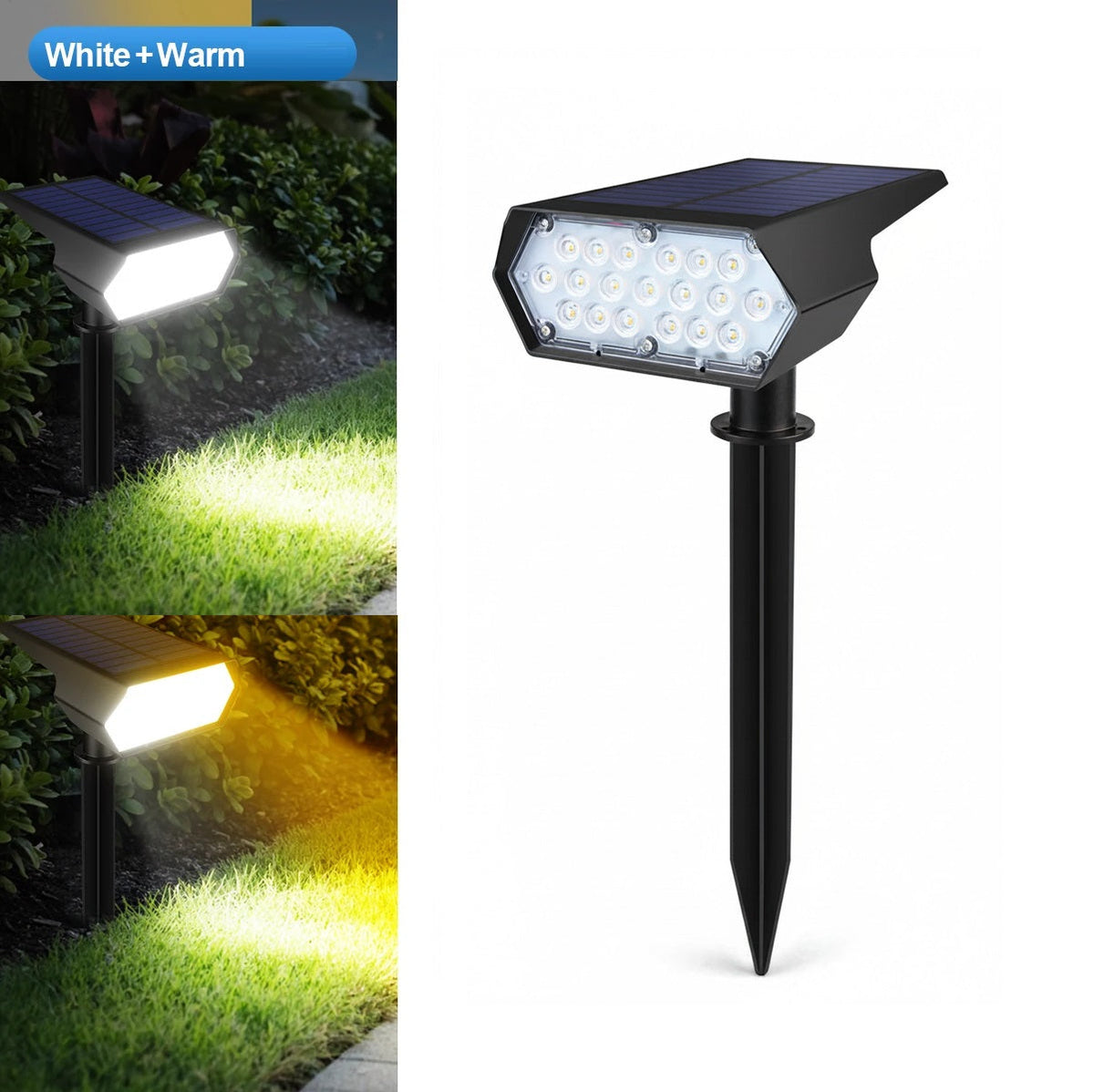 Ledsen™ OutdoorLight: Solcelledrevet Have Spotlight