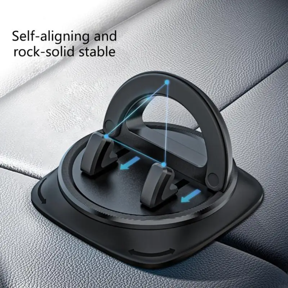 Holder360° MobileHolder: Skridsikker Dashboard Mobil Holder Med 360° Rotation