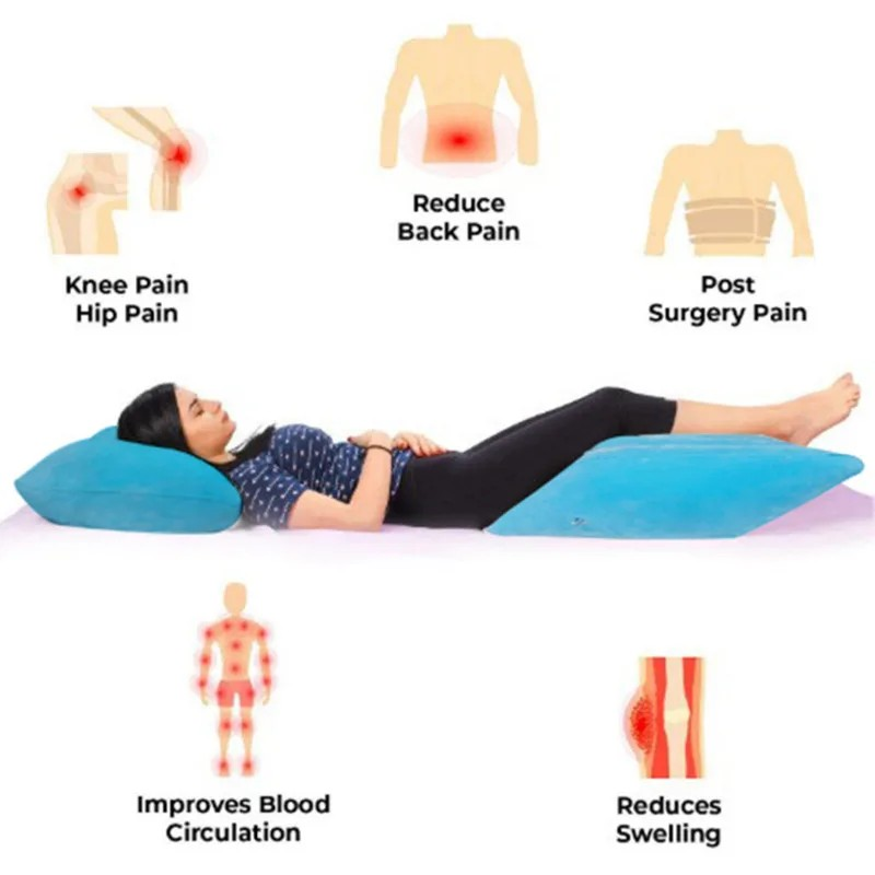 ElevationPillow: Oppustelig Benstøtte Komfortabel Elevation Pude