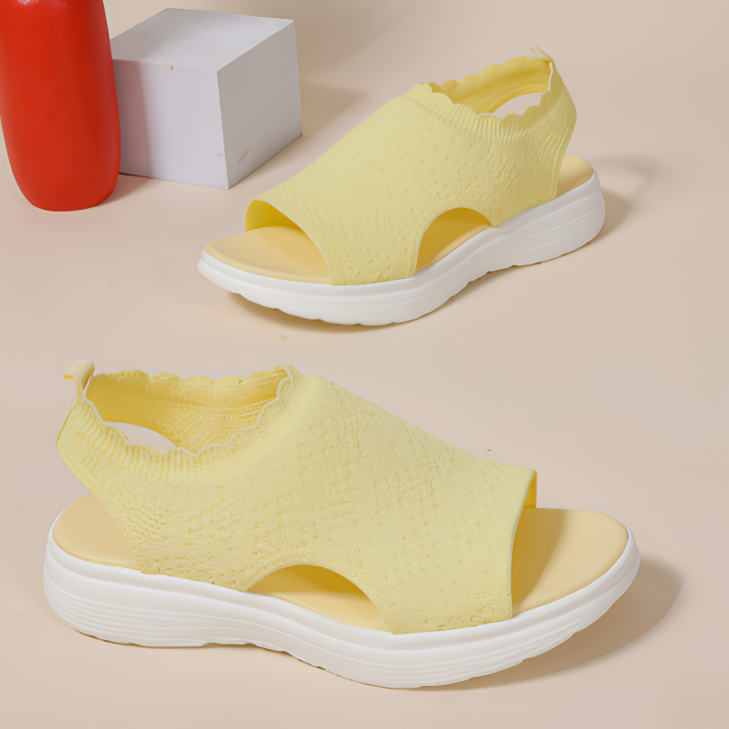 Happy™ ComfortSandals - Åndbare Åbne Tå Komfort Platform Sandaler
